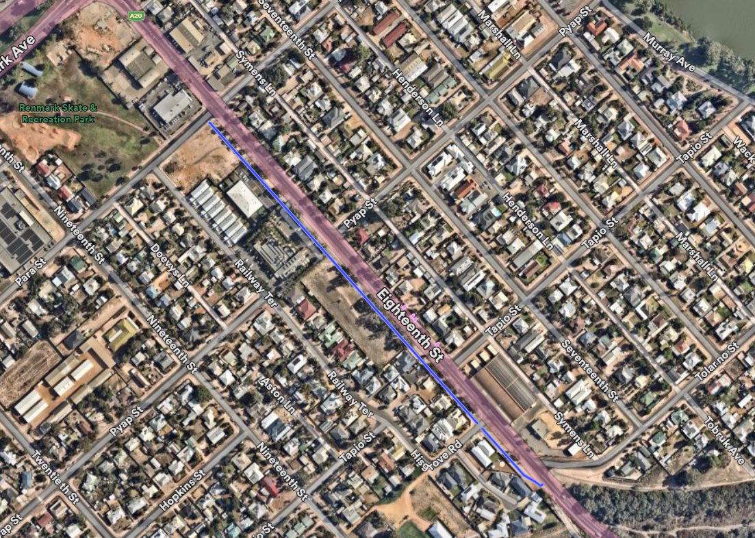 Cycleway map